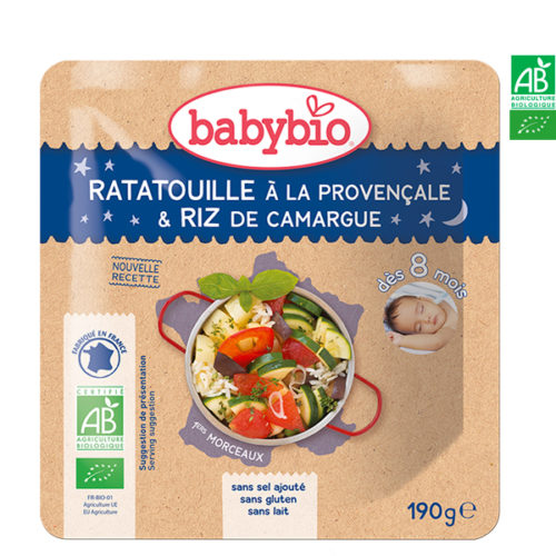 Ratatouille à la Provençale & Riz de Camargue 190gr Babybio