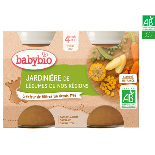 Jardinière de Légumes de France 2x130g Babybio