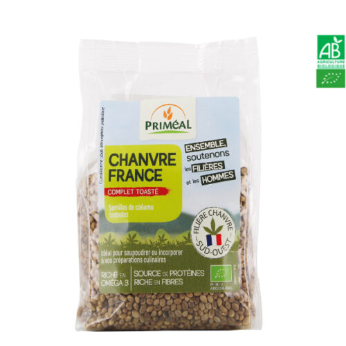 Graine de Chanvre Bio Toastées France 200g Priméal