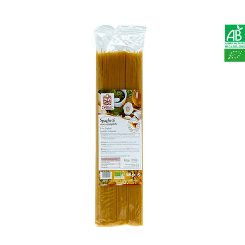 Spaghetti demi-complets 500gr Celnat