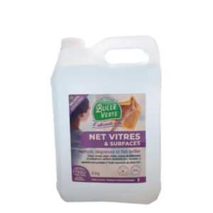 Nettoyant Net Vitre Naturel 5Lt Bulle Verte