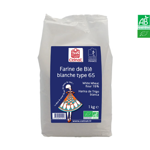 Farine de Blé T65 Bio 1Kg Celnat
