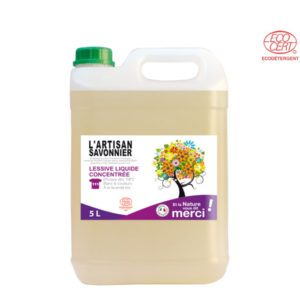 Lessive Liquide Concentrée 5Lt l’Artisan Savonnier Lessive Liquide Concentrée 5Lt l'Artisan Savonnier