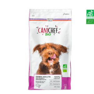 Croquettes pour chien BIO – Chien Moyenne et Grande Race 2kg Canichef et Felichef Croquettes pour chien BIO - Chien Moyenne et Grande Race 2kg Canichef et Felichef