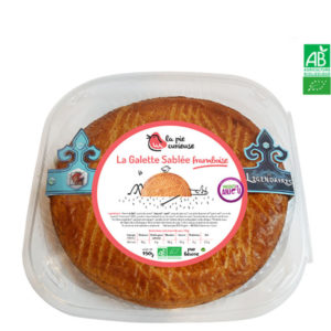 Galette des Rois Bio Framboise 450g La Pie Curieuse Galette des Rois Bio Framboise 450g La Pie Curieuse