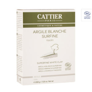Argile Blanche Surfine 200g Cattier Paris