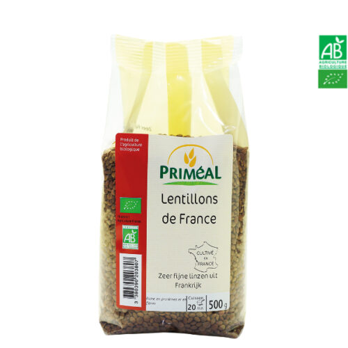 Lentillons de France Bio 500gr Priméal