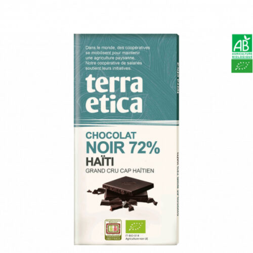 Chocolat Noir Bio 72% Haïti Terra Etica