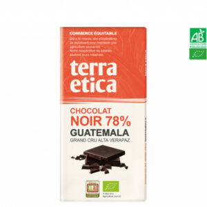Chocolat Noir Bio 78% Guatemala Terra Etica