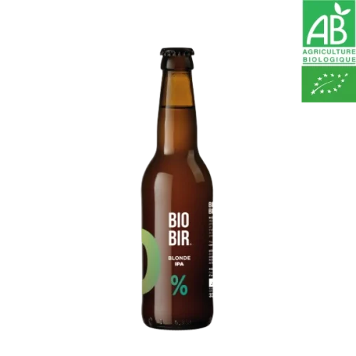 Bière 0% alcool blonde IPA 12x33cl Biodir